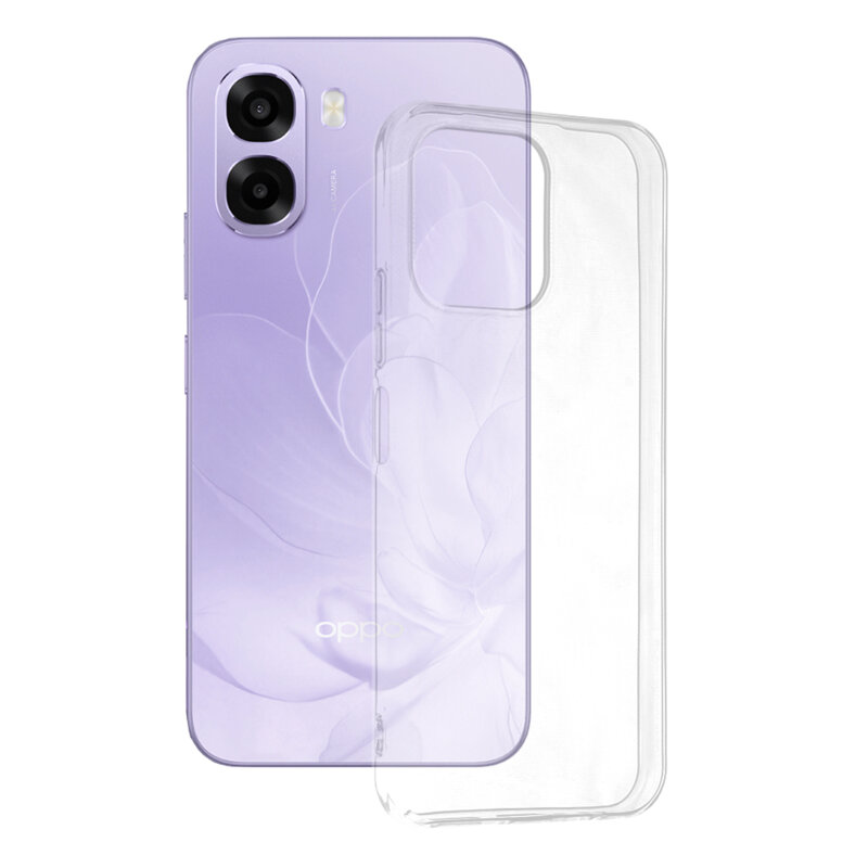 Husa Oppo A6x 5G Techsuit Clear Silicone, transparenta