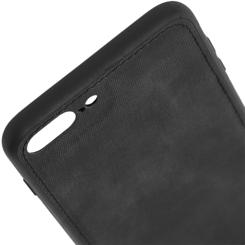 Husa iPhone 7 Plus Denim Cover - Negru