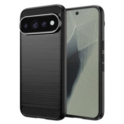 Husa Google Pixel 11 Pro Techsuit Carbon Silicone, negru