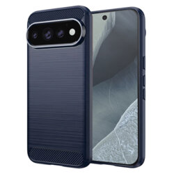Husa Google Pixel 11 Pro Techsuit Carbon Silicone, albastru
