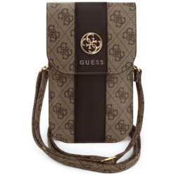 Mini geanta Guess dama pentru telefon, maro, GUWB6PG4S4RW