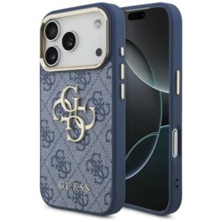 Husa originala Guess iPhone 18 Pro Max Hardcase 4G Big Classic Logo, albastru, GUHCP18X4GMGCBL