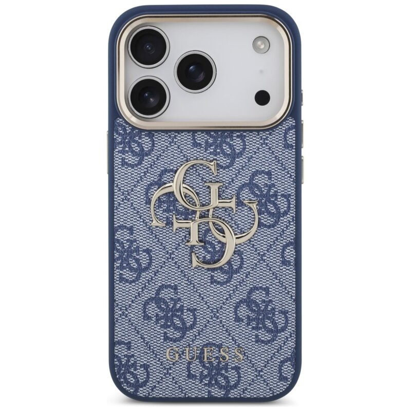 Husa originala Guess iPhone 18 Pro Max Hardcase 4G Big Classic Logo, albastru, GUHCP18X4GMGCBL