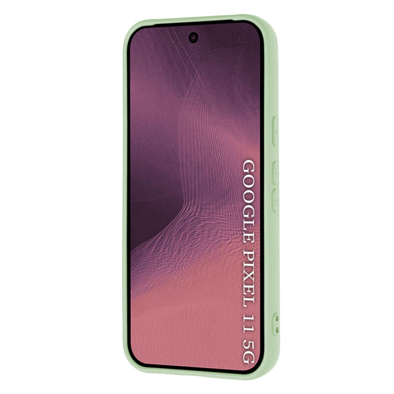 Husa silicon Google Pixel 11 Techsuit SoftFlex, verde deschis