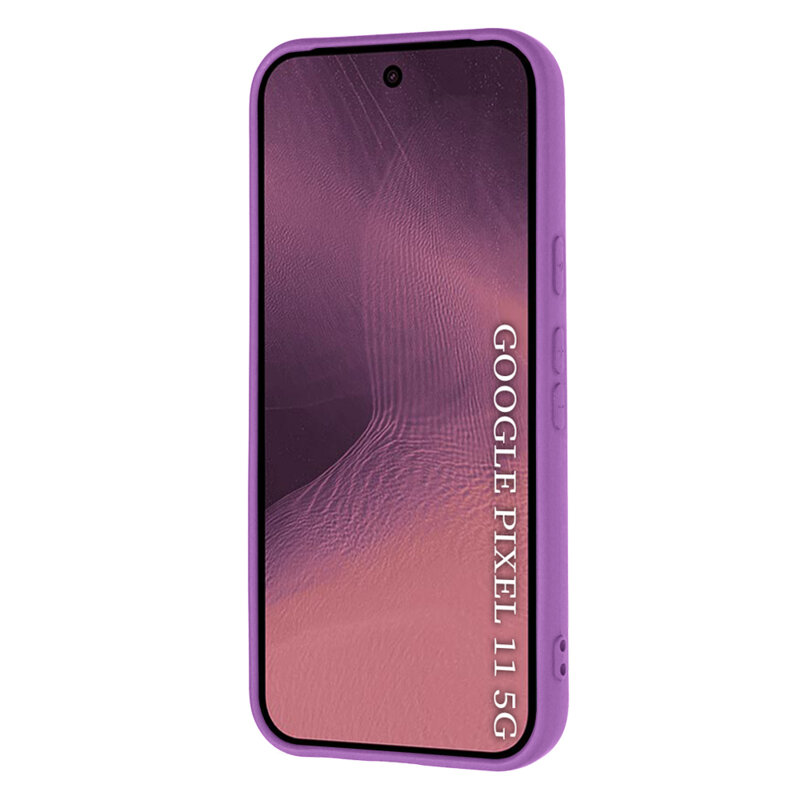 Husa silicon Google Pixel 11 Techsuit SoftFlex, mov