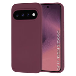 Husa silicon Google Pixel 11 Techsuit SoftFlex, bordo