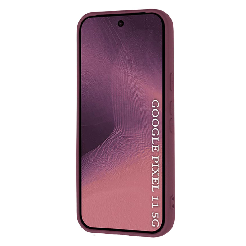 Husa silicon Google Pixel 11 Techsuit SoftFlex, bordo