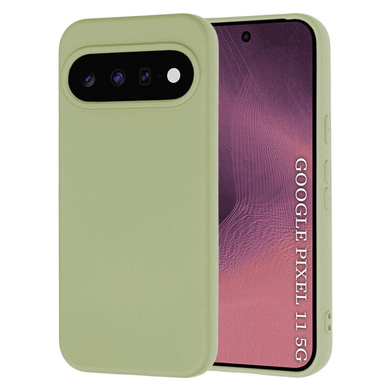 Husa silicon Google Pixel 11 Techsuit SoftFlex, verde