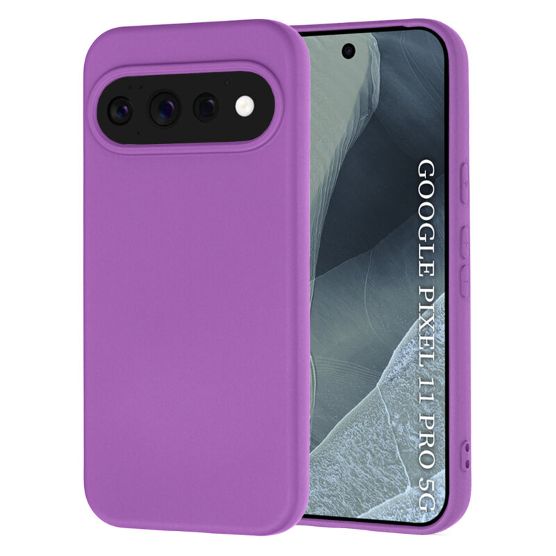 Husa silicon Google Pixel 11 Pro Techsuit SoftFlex, mov