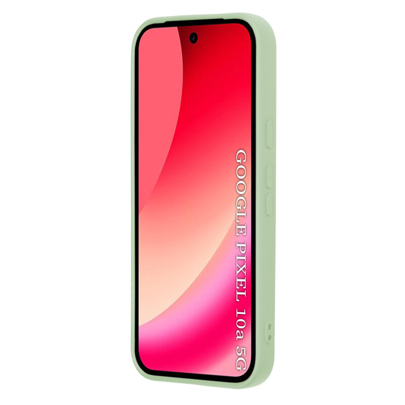 Husa silicon Google Pixel 10a Techsuit SoftFlex, verde deschis