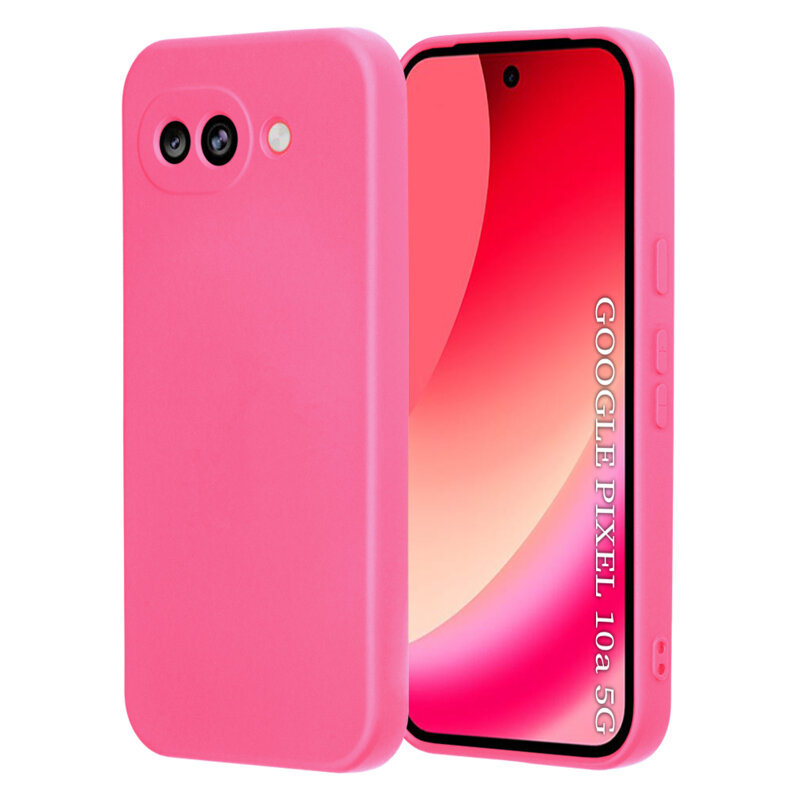 Husa silicon Google Pixel 10a Techsuit SoftFlex, fucsia