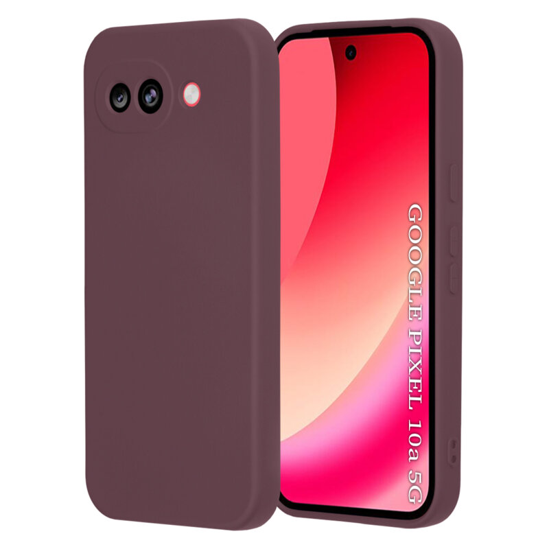 Husa silicon Google Pixel 10a Techsuit SoftFlex, bordo