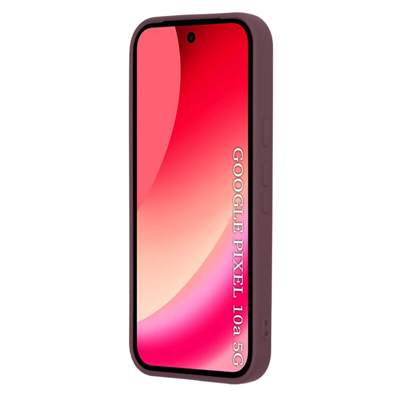 Husa silicon Google Pixel 10a Techsuit SoftFlex, bordo