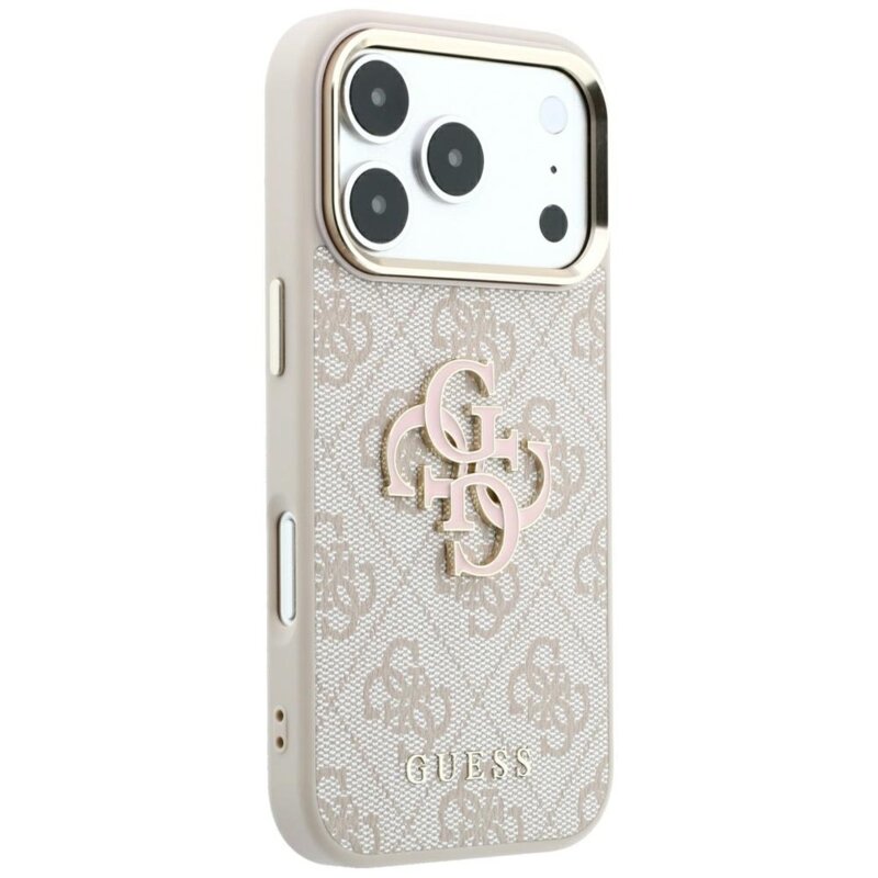 Husa originala Guess iPhone 18 Pro Max Hardcase 4G Big Resin Logo, roz, GUHCP18X6P4SRMLP