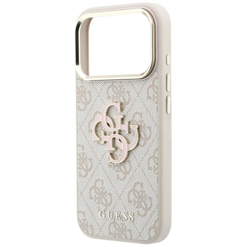 Husa originala Guess iPhone 18 Pro Max Hardcase 4G Big Resin Logo, roz, GUHCP18X6P4SRMLP