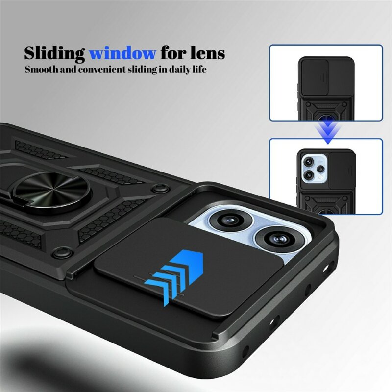 Husa Oppo Reno15 FS 5G protectie camera Techsuit CamShield Series, negru