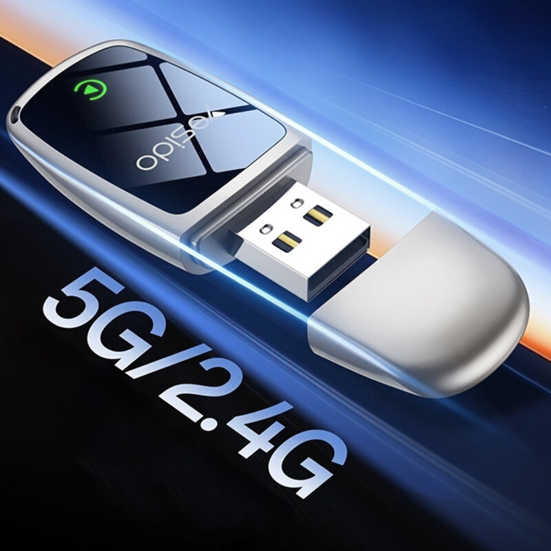 Adaptor wireless CarPlay USB-C, Yesido KM29