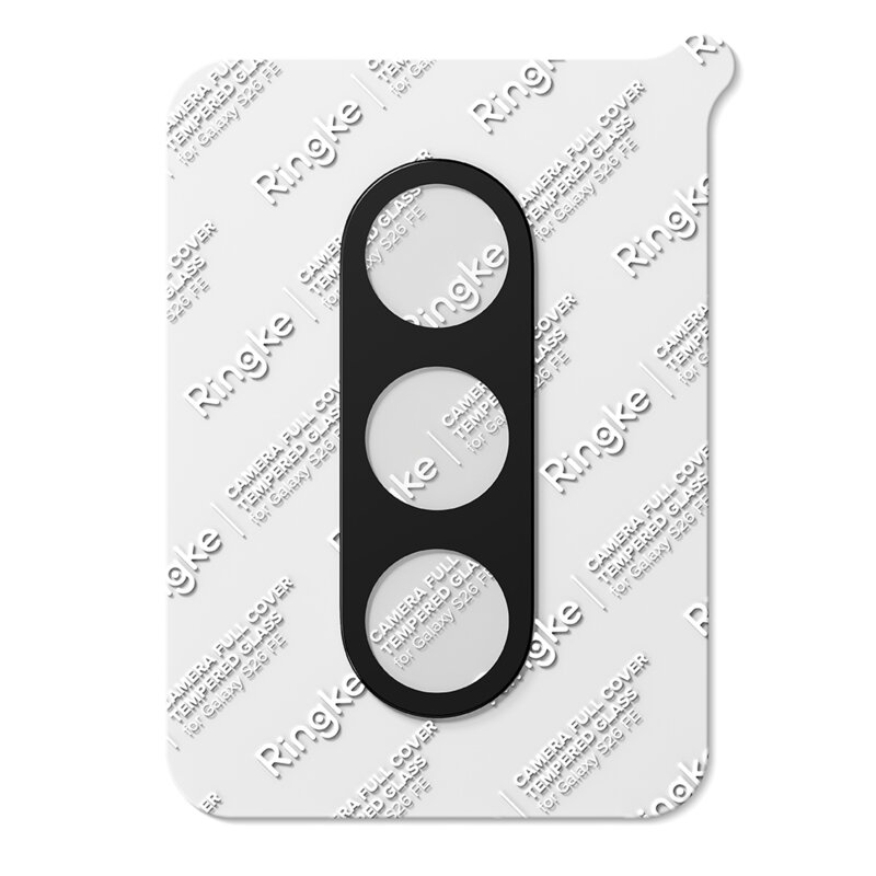 [Pachet 2x] Folie sticla camera Samsung Galaxy S26 FE Ringke Camera Full Cover, negru