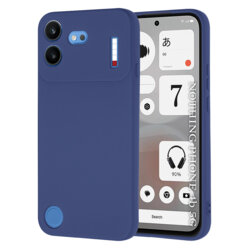 Husa silicon Nothing Phone (4b) Techsuit SoftFlex, bleumarin