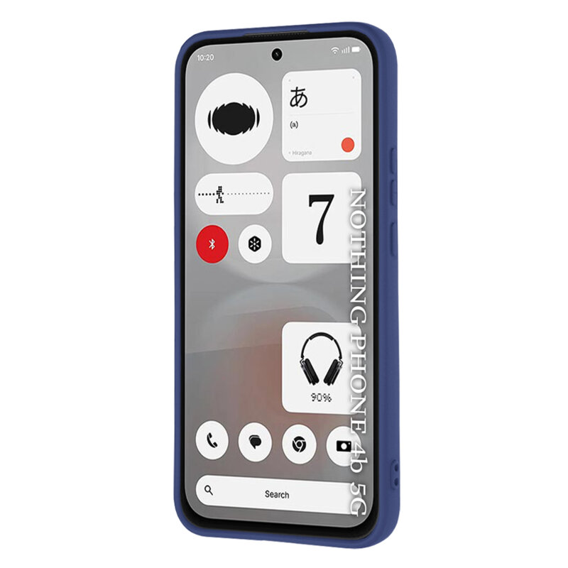 Husa silicon Nothing Phone (4b) Techsuit SoftFlex, bleumarin