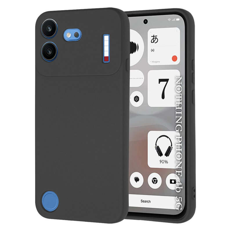 Husa silicon Nothing Phone (4b) Techsuit SoftFlex, negru