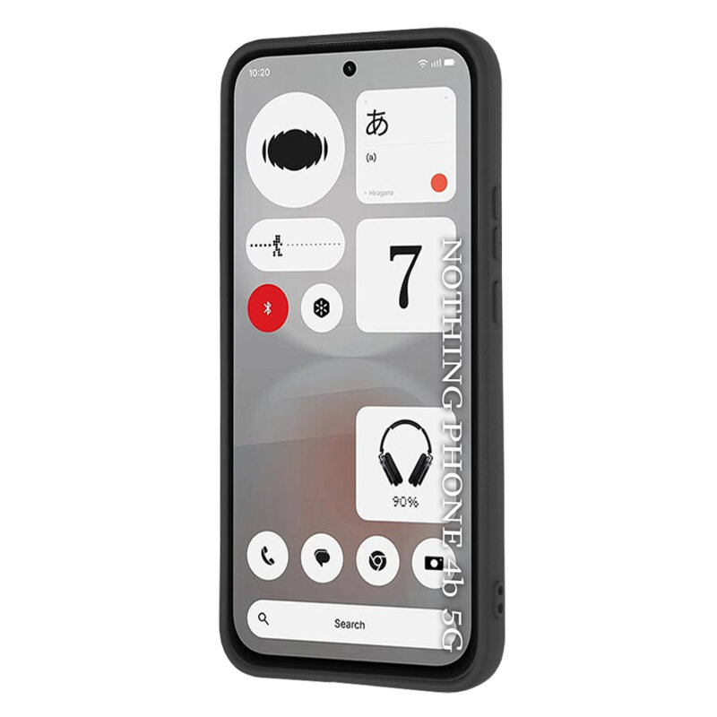 Husa silicon Nothing Phone (4b) Techsuit SoftFlex, negru