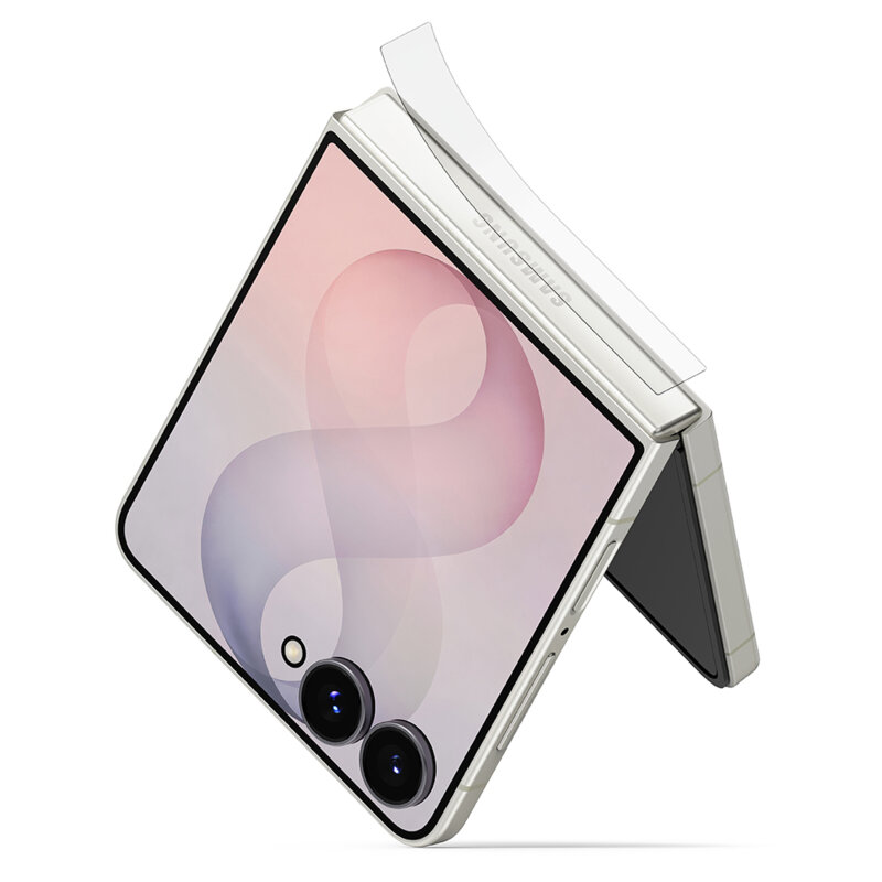 [Pachet 2x] Folie Samsung Galaxy Z Flip8 Ringke Hinge Dual Easy Film, transparenta