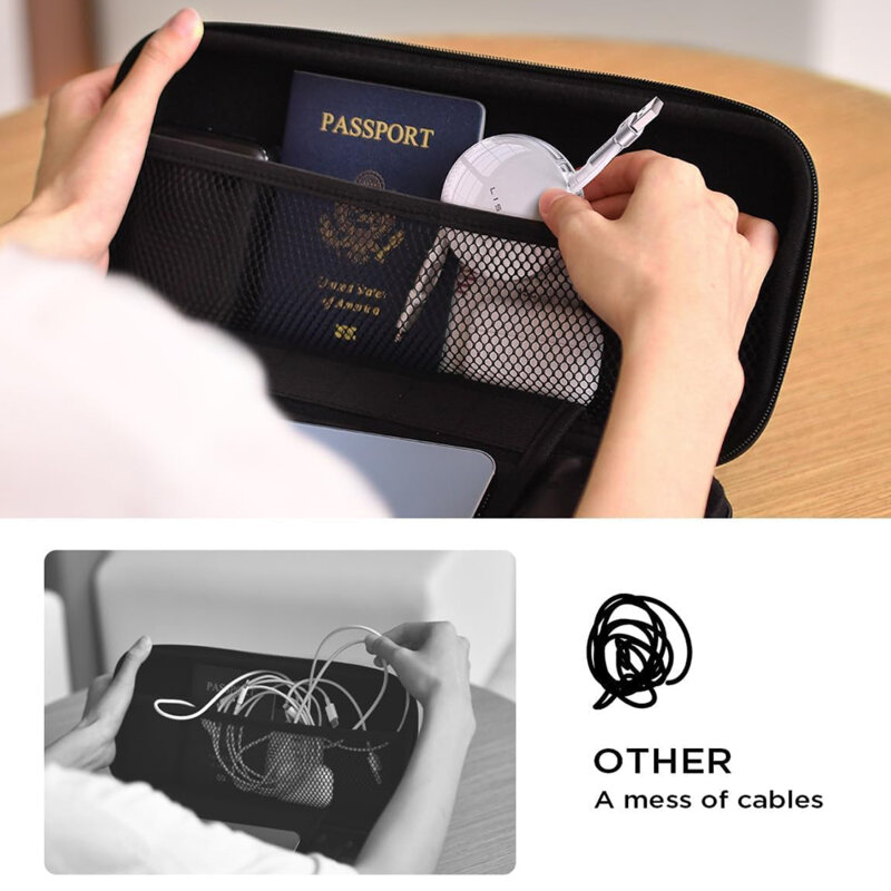 Cablu de date 4in1 60W USB/Type-C la USB-C/Lightning Lisen, 1m, alb