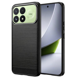 Husa Xiaomi Poco F9 Pro Techsuit Carbon Silicone, negru