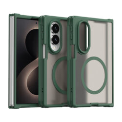 Husa Samsung Galaxy Z Fold8 Techsuit HaloFrost II MagSafe, verde