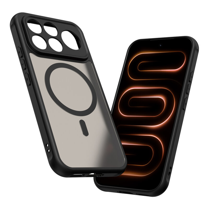 Husa Xiaomi Poco F9 Pro Techsuit HaloFrost II MagSafe, negru
