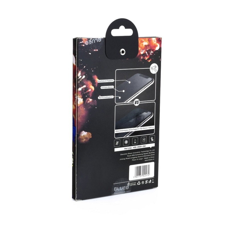 Sticla Securizata iPhone XS Monkey Anti-Glare FullCover - Negru