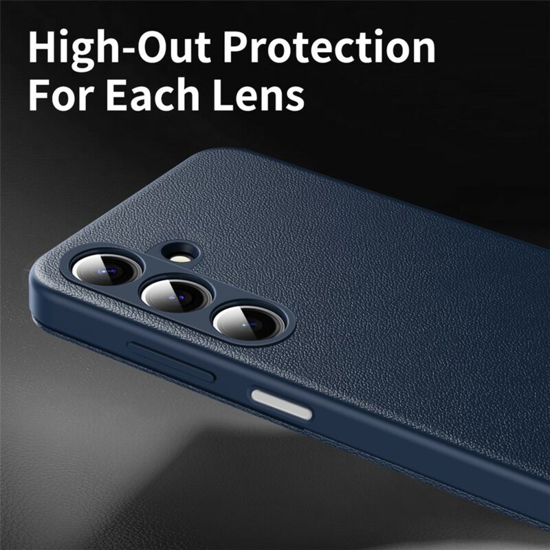 Husa tip carte Samsung Galaxy A27 5G SmartView Series, albastru