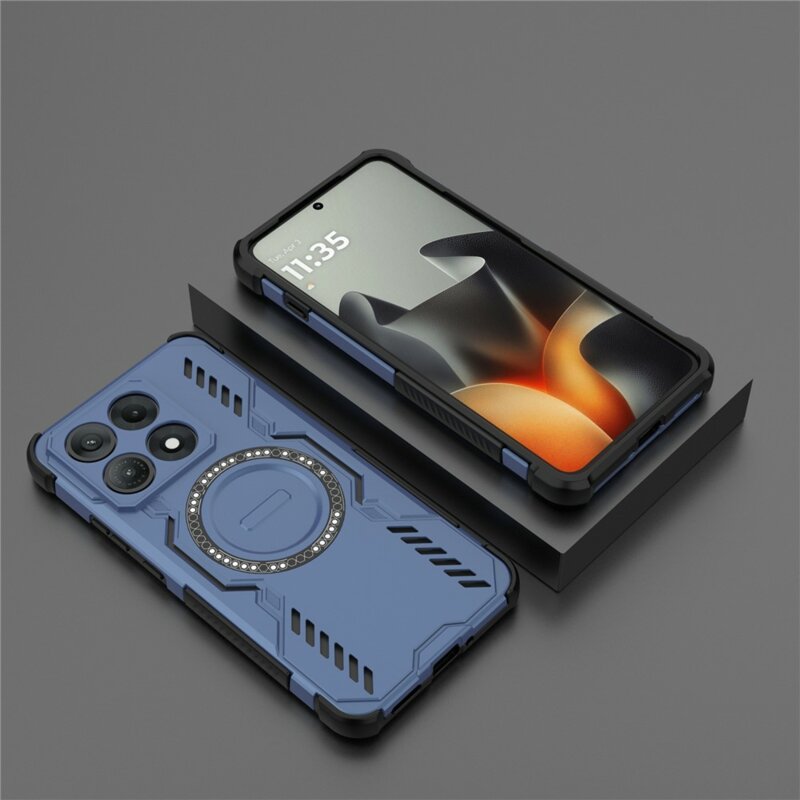 Husa Motorola Edge 70 Max Techsuit ArmorMag Case, albastru