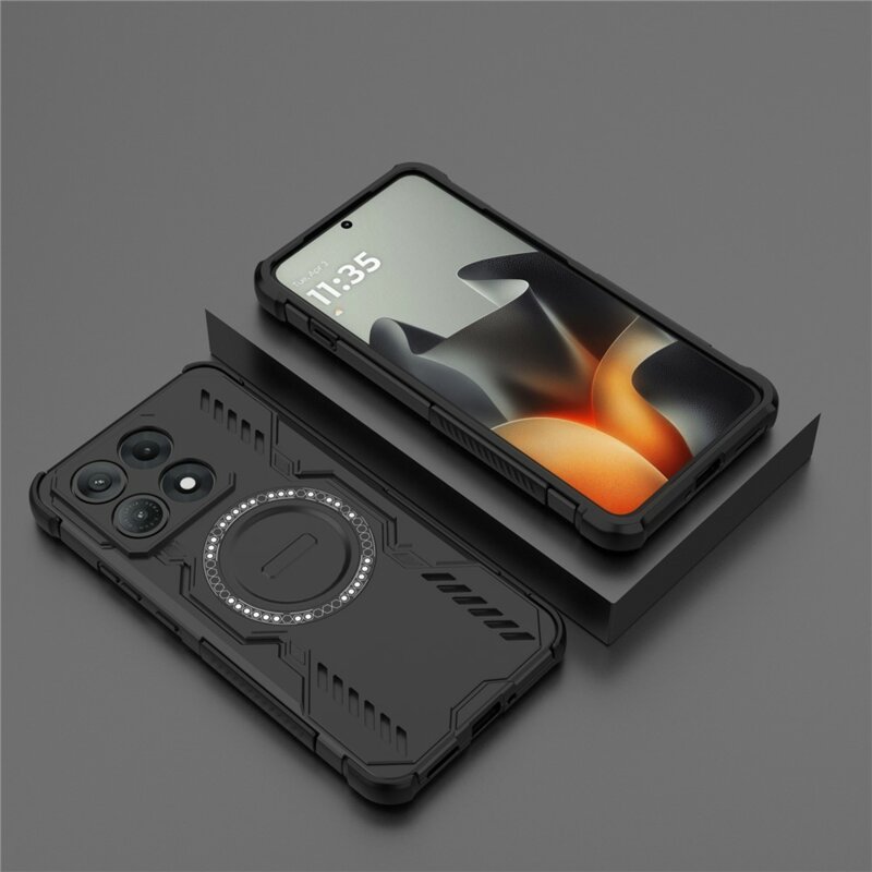 Husa Motorola Edge 70 Max Techsuit ArmorMag Case, negru
