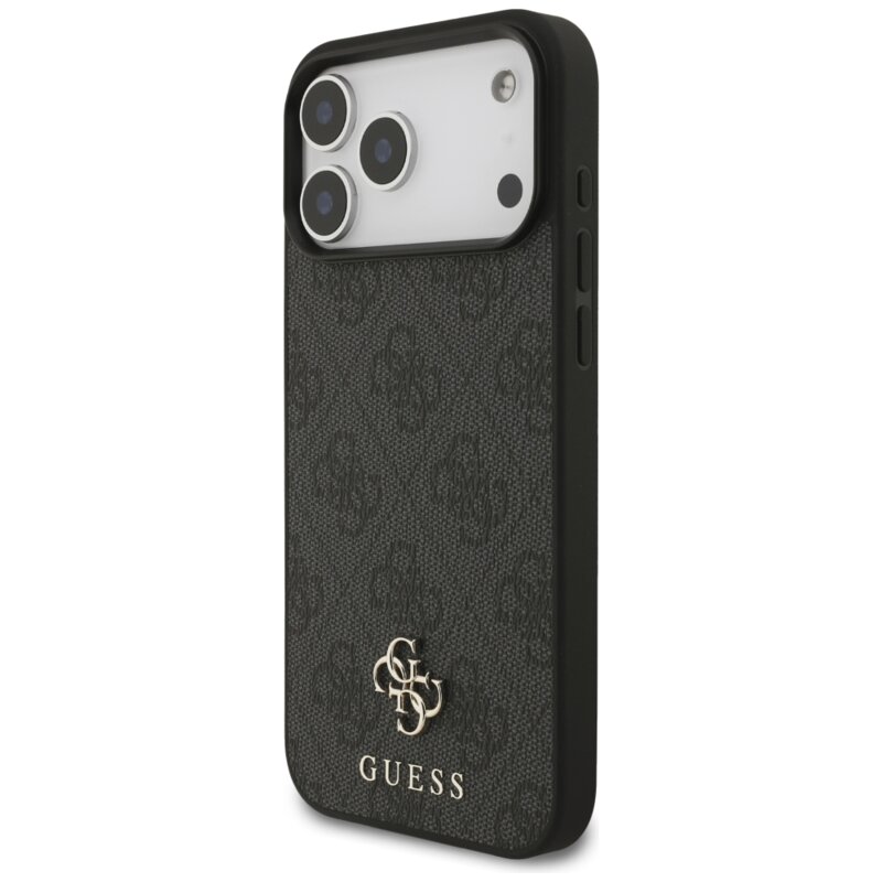 Husa originala Guess iPhone 18 Pro Max Hardcase 4G Small & Classic MagSafe, negru, GUHMP18XP4SM4MK