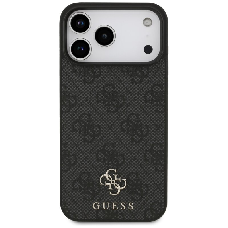 Husa originala Guess iPhone 18 Pro Max Hardcase 4G Small & Classic MagSafe, negru, GUHMP18XP4SM4MK