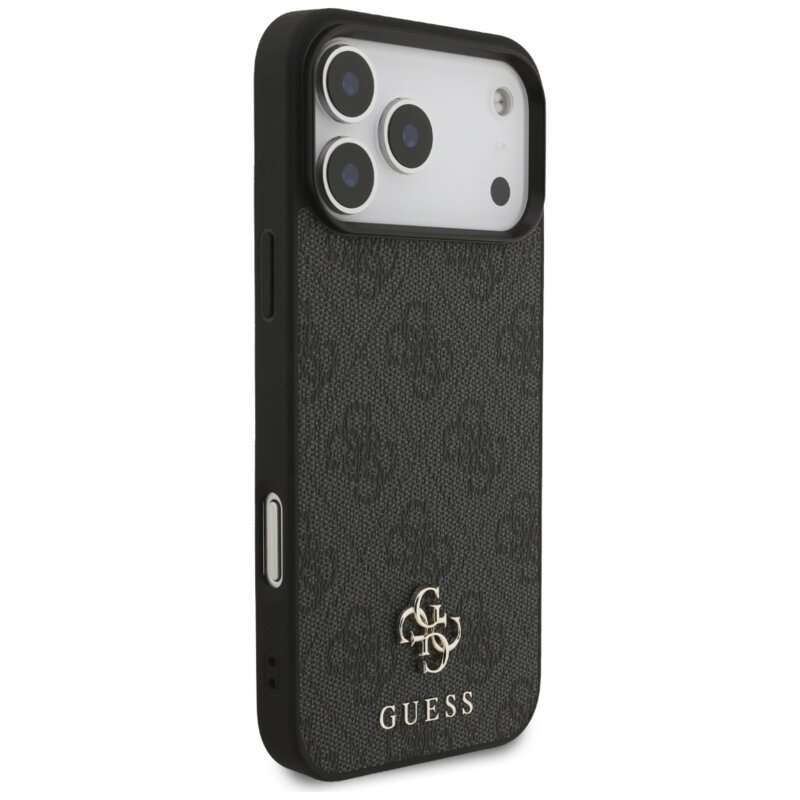 Husa originala Guess iPhone 18 Pro Max Hardcase 4G Small & Classic MagSafe, negru, GUHMP18XP4SM4MK