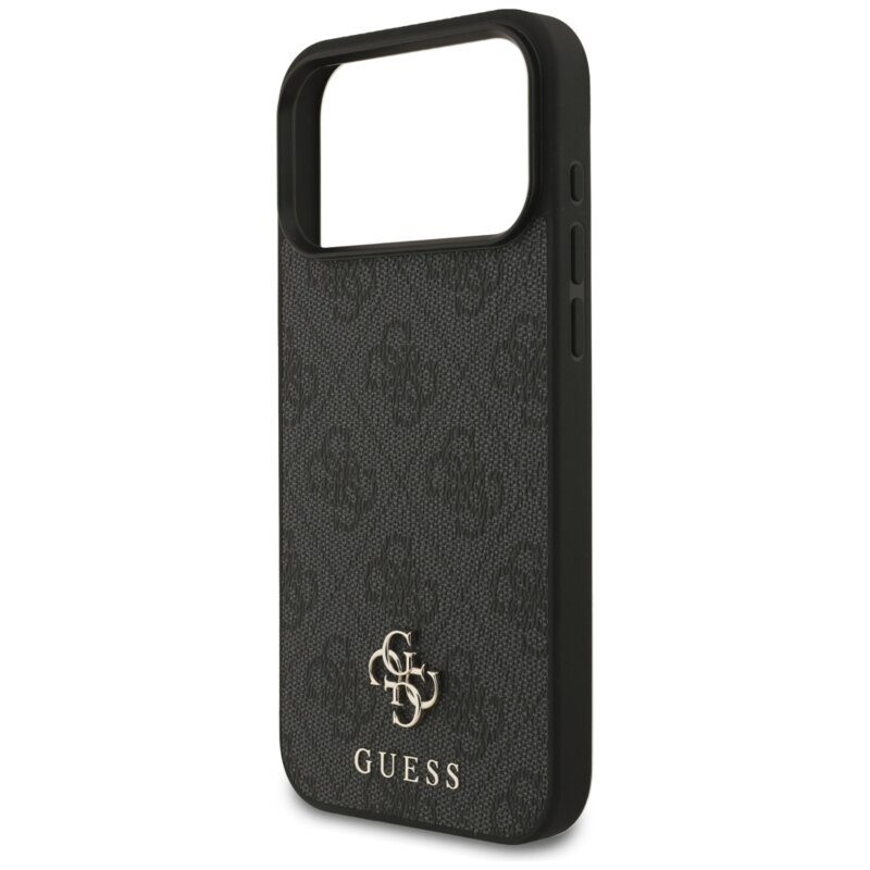Husa originala Guess iPhone 18 Pro Max Hardcase 4G Small & Classic MagSafe, negru, GUHMP18XP4SM4MK