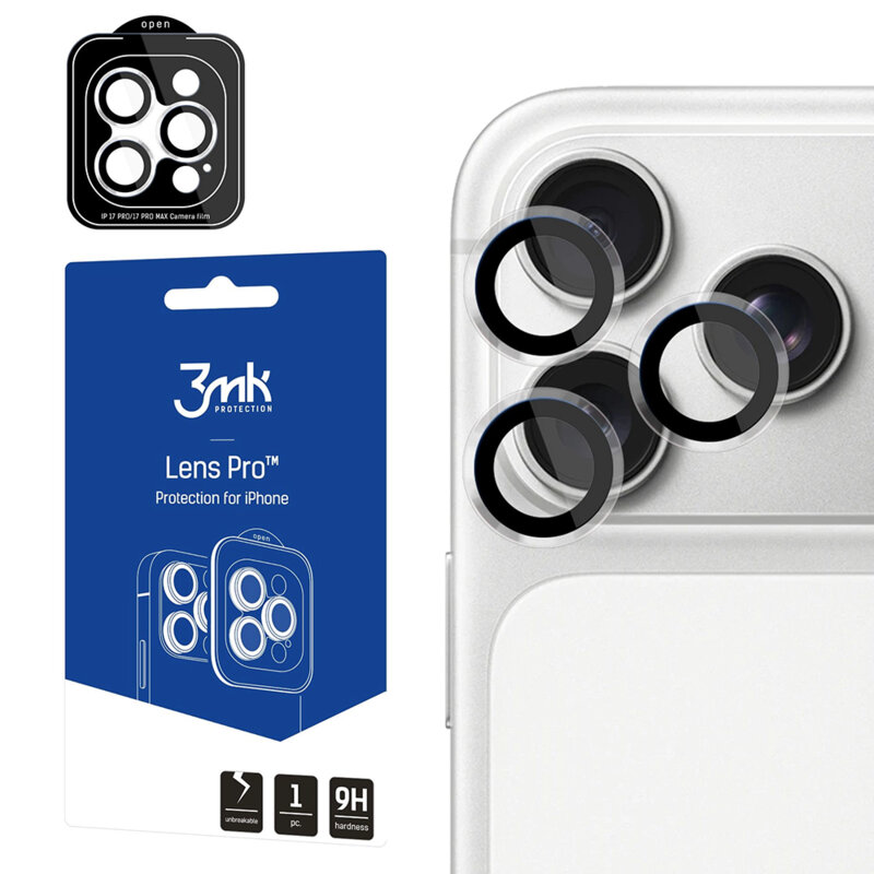 Folie iPhone 18 Pro 3mk Lens Protection Pro, transparenta