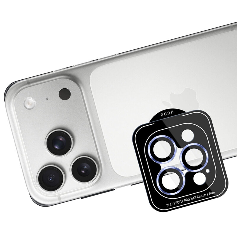 Folie iPhone 18 Pro 3mk Lens Protection Pro, bleu