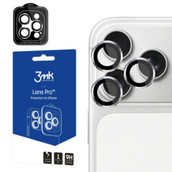 Folie iPhone 18 Pro 3mk Lens Protection Pro, argintiu