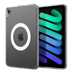 Husa iPad mini 6 (2021) Spigen Ultra Hybrid MagFit, alb