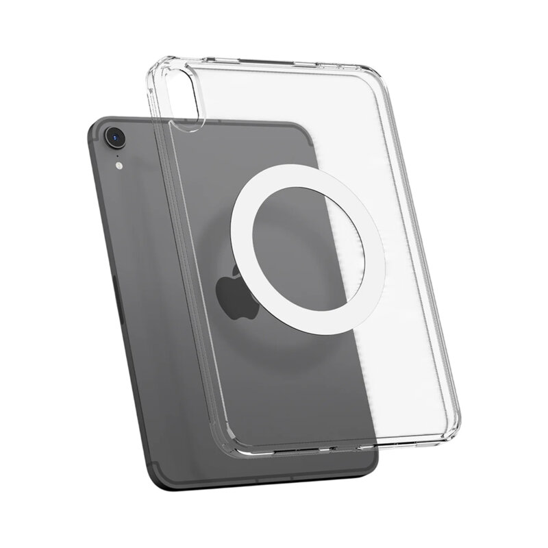 Husa iPad mini 6 (2021) Spigen Ultra Hybrid MagFit, alb