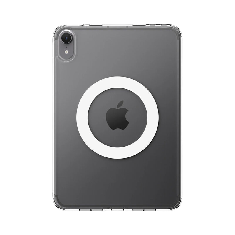 Husa iPad mini 7 (2024) Spigen Ultra Hybrid MagFit, alb