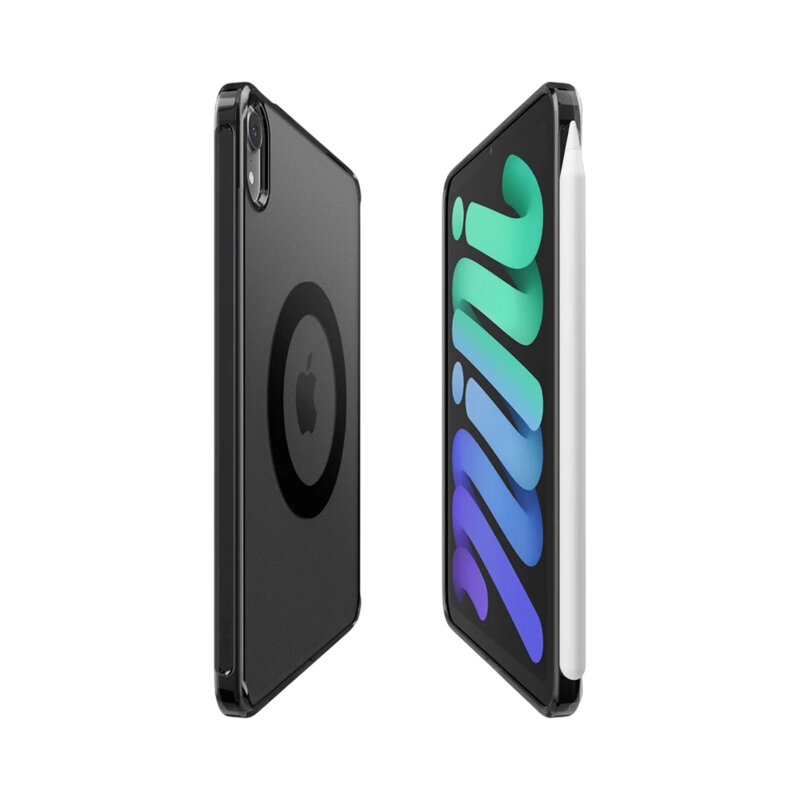 Husa iPad mini 7 (2024) Spigen Ultra Hybrid MagFit, negru frost