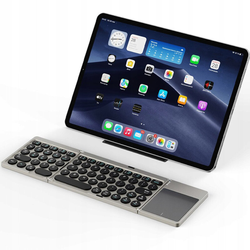 Tastatura pliabila Bluetooth 180mAh, universala Dux Ducis, negru