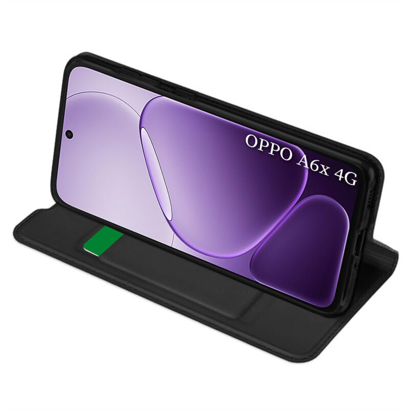 Husa Oppo A6 4G Techsuit Magskin Book, negru