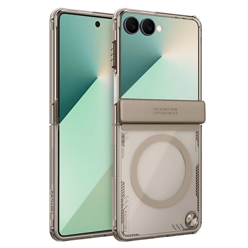 Husa Samsung Galaxy Z Flip7 Nillkin Iceblade Magnetic, maro
