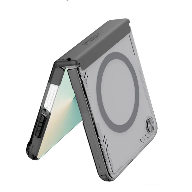 Husa Samsung Galaxy Z Flip7 Nillkin Iceblade Magnetic, negru